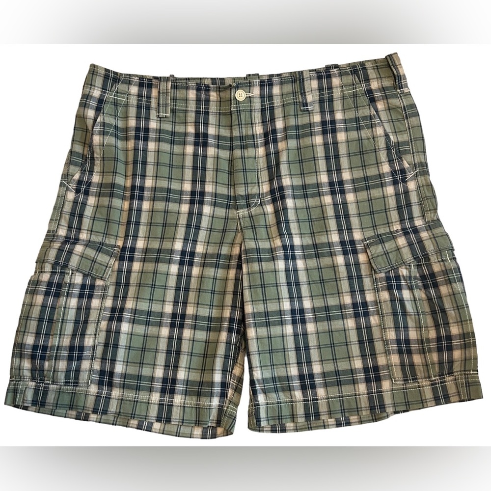 Men’s Ralph Lauren Plaid Cargo Shorts SZ 42